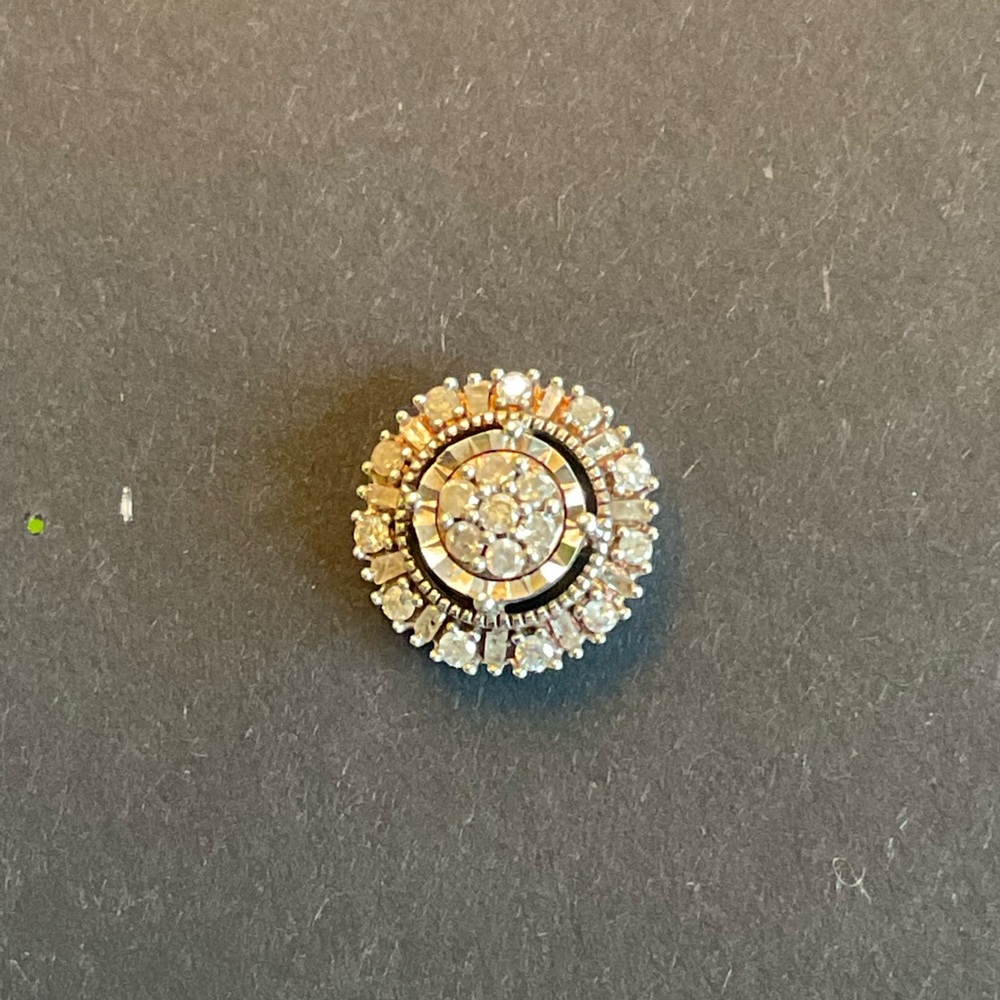 1 Carat Diamond Cluster Earrings - Picture 6 of 9